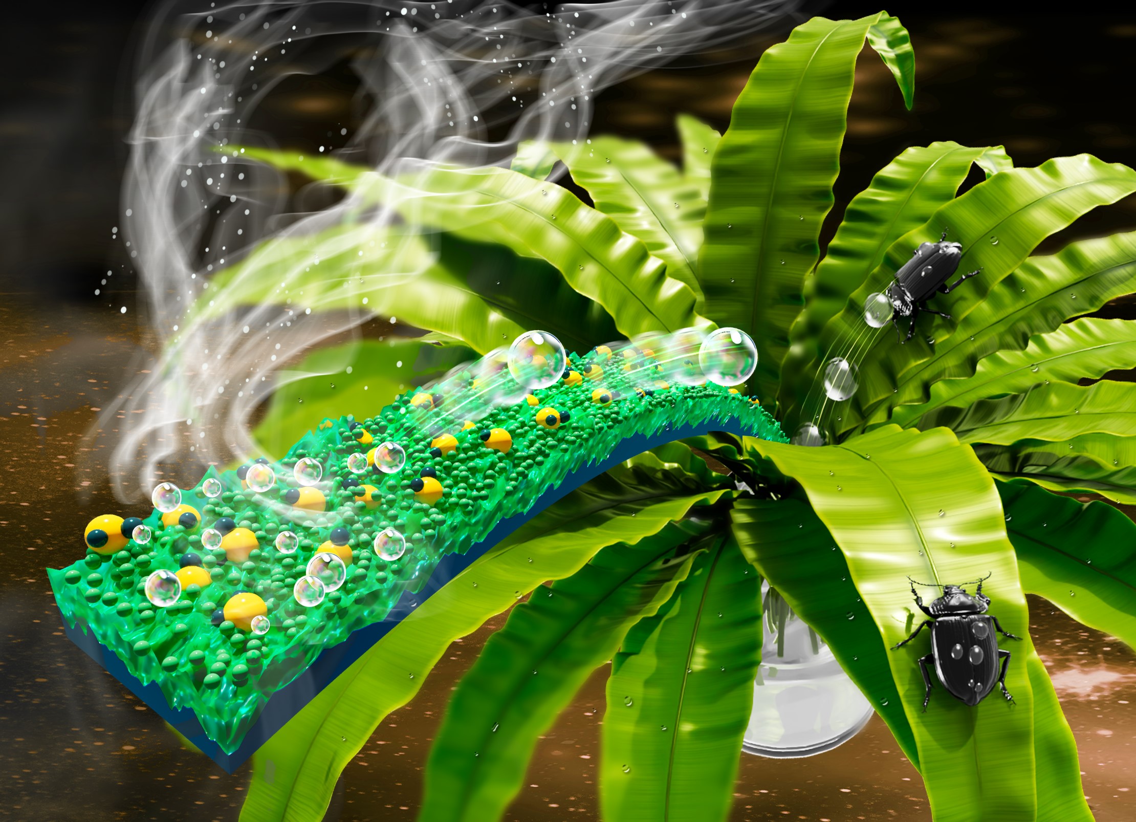 具交替潤濕性微通道結構之沙漠甲蟲啟發捕霧元件設計